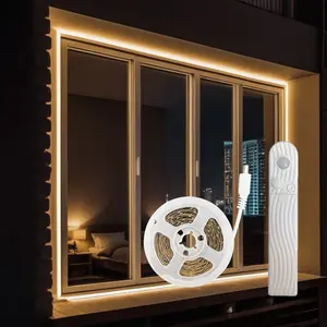 Smart Motion Sensor LED Strip Battery Box (no Batteries), Dual Power Supply, Day/night Mode, Adjustable Delay, Suitable for Stairs, Closets, Cabinets