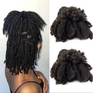 Hot Selling 100% Unprocessed Human Afro Kinky Curly for Braids, Twists, Locs, 4C, 8 Inches, 30 Grams