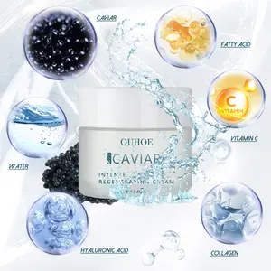 OUHOE Caviar Essence Revitalizing Face Cream - Moisturizing, Hydrating, Soothing Firming & Anti-Wrinkle Skincare for Youthful, Smooth Skin Anti Aging Hydrator Skin Repair