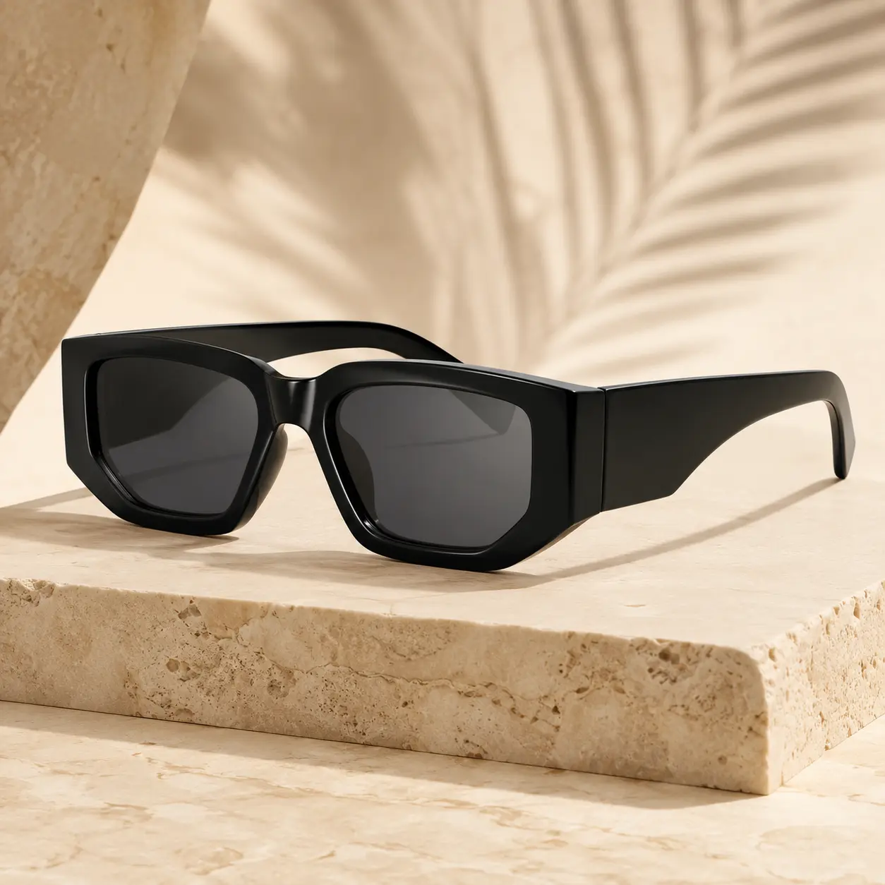 Retro Square Sunglasses for Men Women, Classic Chunky Frame UV400 Fashion Shades for Driving, Travel, Beach & Daily Wear