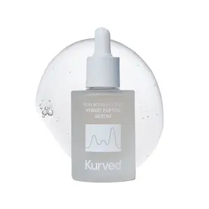 Kurved Hybrid Peptide Serum, 1.01 fl oz (30 mL) | Anti-Aging Hydrating Niacinamide | Lightweight Layering-friendly, Non-sticky formula | K-Beauty face serum for fine lines, firming & elasticity