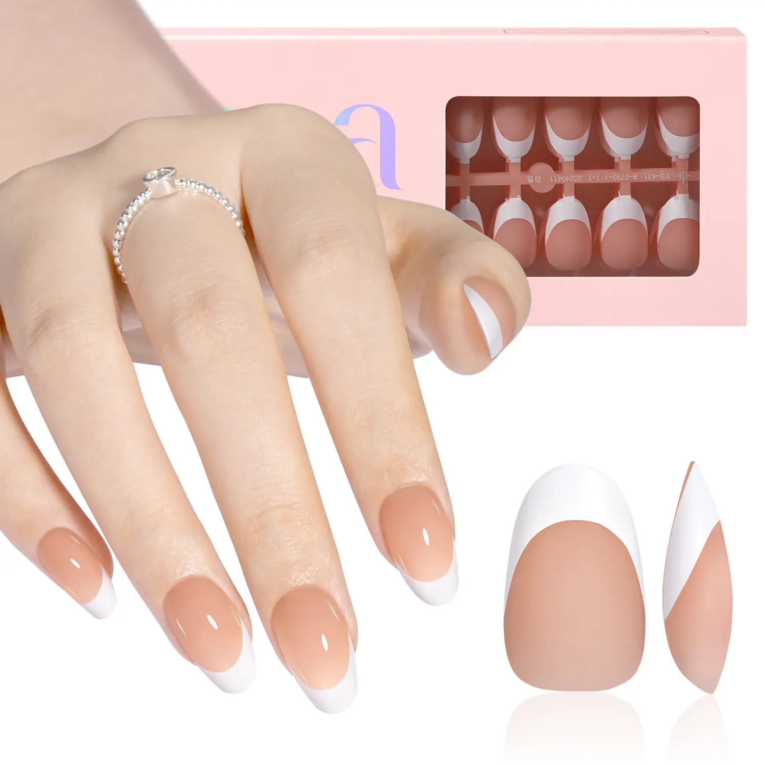 Short Almond- Light brown