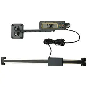 iGaging 35-812-a 12-in Absolute Digital Readout (DRO) Hand Measuring Tool, 0.0005"/0.01mm Accuracy, Cable, LCD Display, Steel Construction, Remote Reading, 2 Types of Mounting Brackets