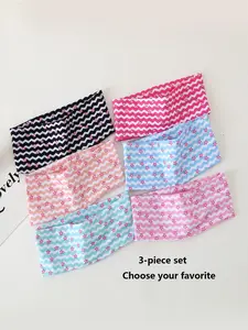 Star-striped headband,(3psc) casual and minimalist hair accessory for women and girls, minimal style hairband, suitable for thick hair, fashionable party accessory, everyday clothing decoration, hairstyle styling, adjustable headband, sports headband