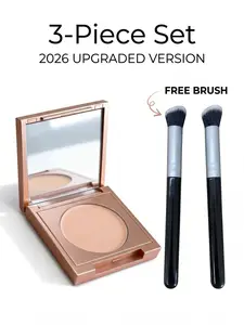 Colored Clay CC Undereye Corrector with Free Brush for Flawless Makeup Application - Perfect for Undereye Correction & Even Complexion Mirror Mirror Cosmetic Mirror