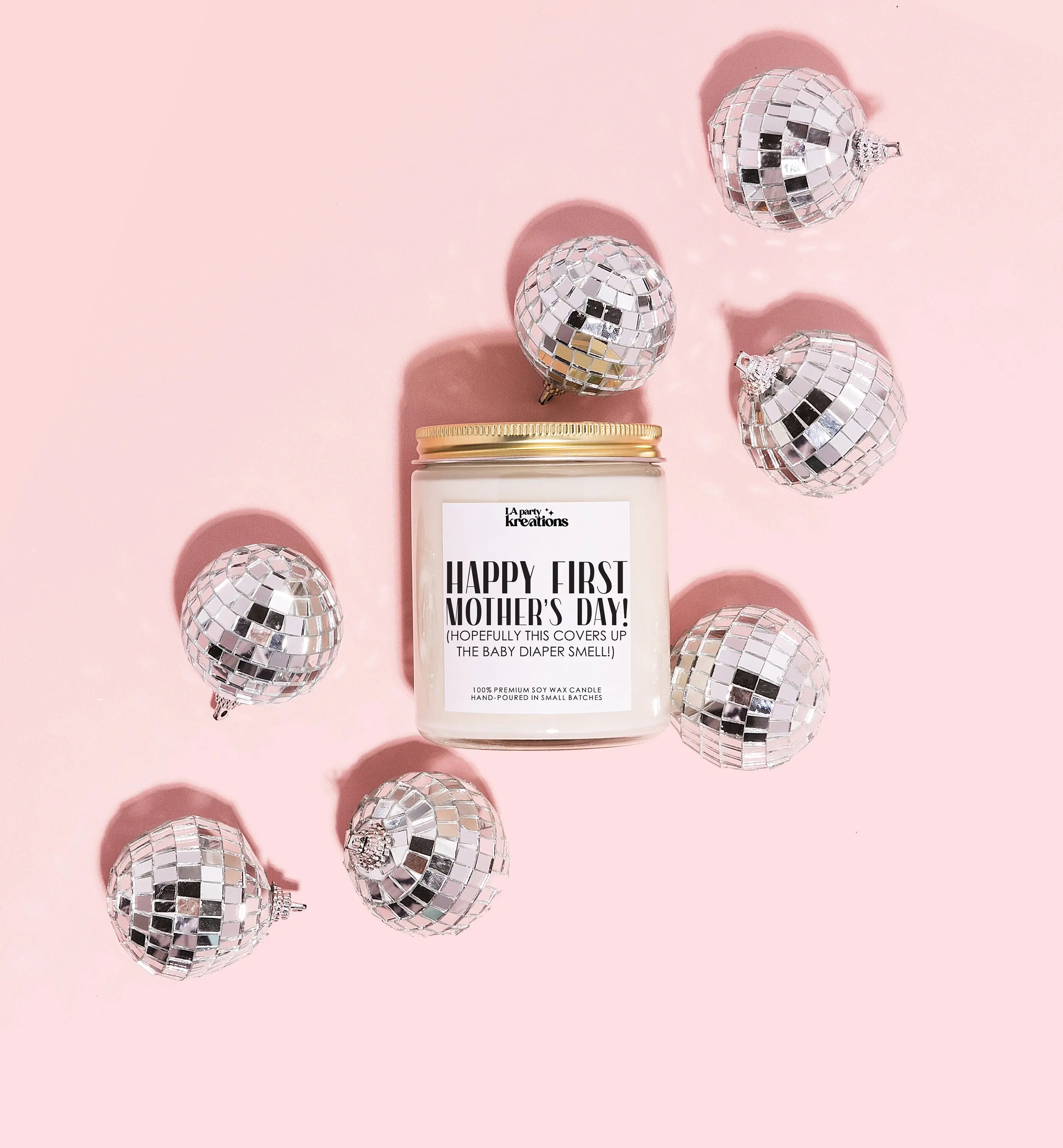 First Mother's Day gift, Happy First Mother's Day candle, Funny Tired Mom Gift, New Mom Funny Candle, first time mom gifts