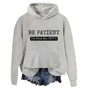 Funny Gen X, I'm from the 1900s Hoodie Print Hoodies Casual Fleece Fabric Pullover Hooded Sweatshirt for Women for Men, Gift, Womenswear Tops