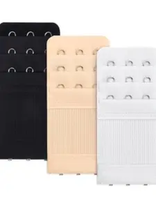 Women's Bra Extension Strap, Elastic Shoulder Straps, Adjustable Hooks 2-6, Multi-Color Design, One Size Fits All, Comfort & Support