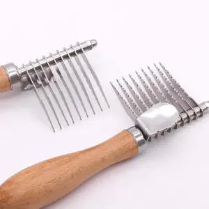 Pet Grooming Comb Detangler for Matted Hair - Cats Dogs Long Short Fur Safe Gentle Metal Teeth Summervibes petlovers