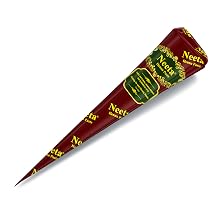 Ready-to-Use Henna Hair Dye Cones - Herbal, Chemical-Free, Natural Semi-Permanent Reddish Brown Haircare Formula, 4 Pieces Pack, Natural Henna Semi-Permanent Color, Apply Draw, At-Home Hair Color, Brown Hair Colors