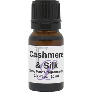 Cashmere and Silk Fragrance Oil, 10 ml Premium, Long Lasting Diffuser Oils, Aromatherapy