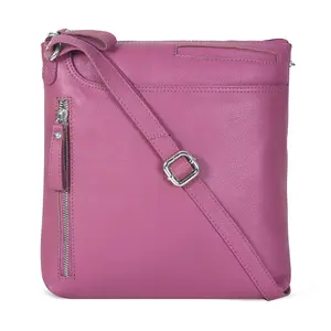 Leather Crossbody Bags for Women - Ladies Sling Handbags - Medium Cross body Purses Handbags - Purses For Women