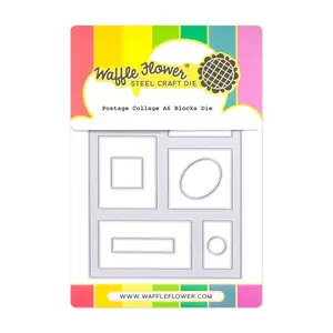 Postage Collage A6 Blocks Die