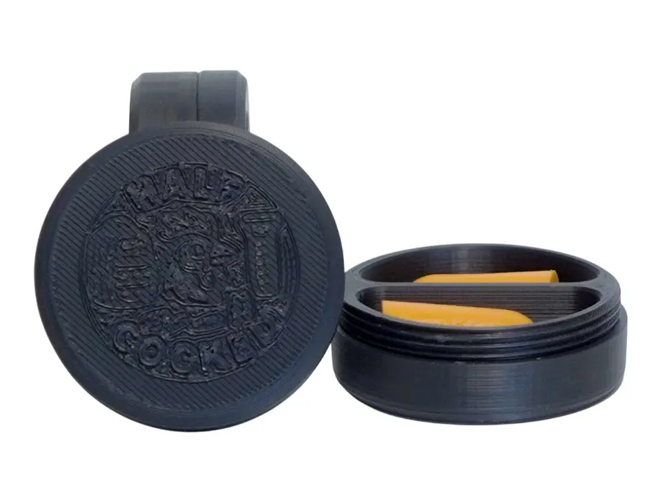 Compact Ear Plug Holder – Circular 2-Plug Disk