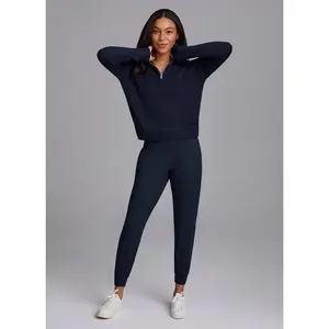 RBX Active Women's Cotton Blend Montauk 1/4 Zip Sweater