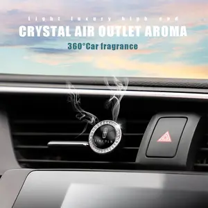 Car Emblem Freshener Solid Perfume Air Conditioner Vent Clip For Lincoln Navigator Continental Nautilus Aviator MKZ MKX MKC MKT MKS Corsair Mark E