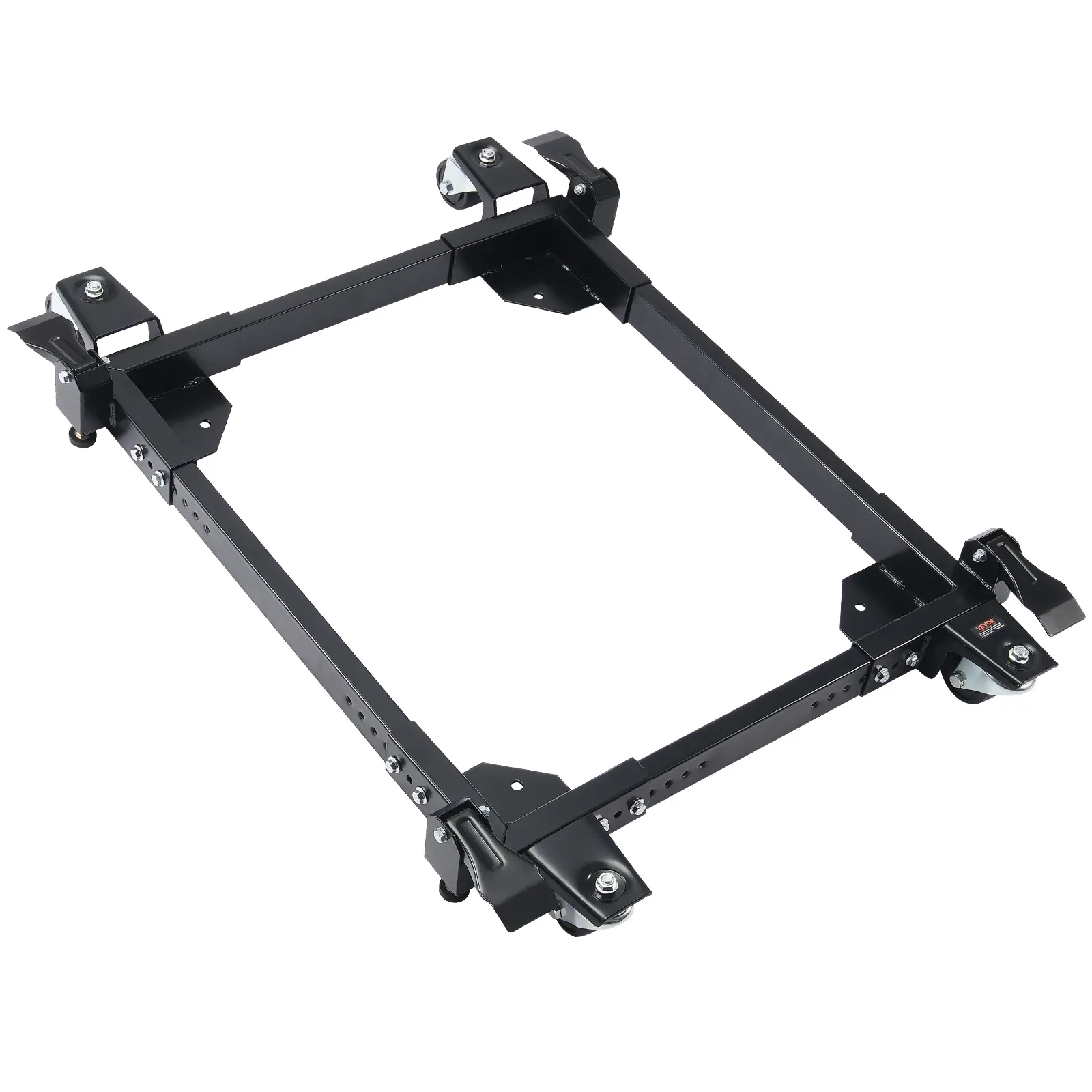 【Summerfinds】VEVOR Metal Mobile Base1500 lbs CapacityAdjustable from 20"x24.5" to 28"x33.5"Heavy Duty Universal Stand with 4 Lockable Swivel Wheelsfor Woodworking EquipmentBandsawLockable Wheels, Furniture