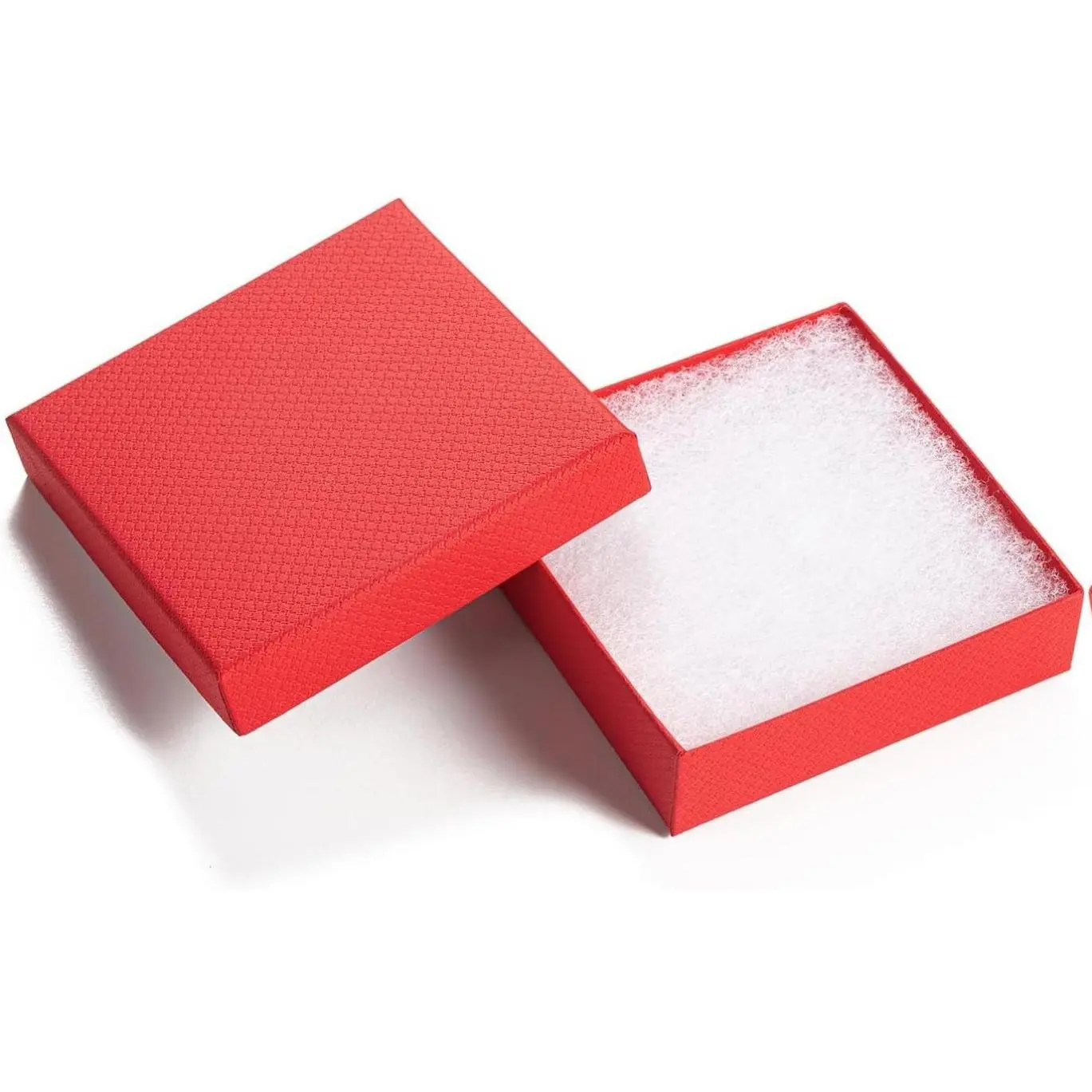 Jewelry Gift Boxes 20 Pack 3.5x3.5x1 Inch Cardboard Jewelry Boxes,Small Gift Boxes for Jewelry Earrings Necklaces Handmade Bangles Bracelets(Red)