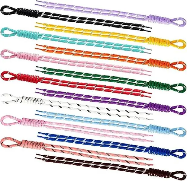 15 Pcs Paracord Rope Keychain, Colorful Diy Bag Purse Lanyard Charm Kit Backpack Handbags Braided Keychain Decorations