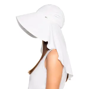 Anastasia Elegant Full Coverage Hat | White