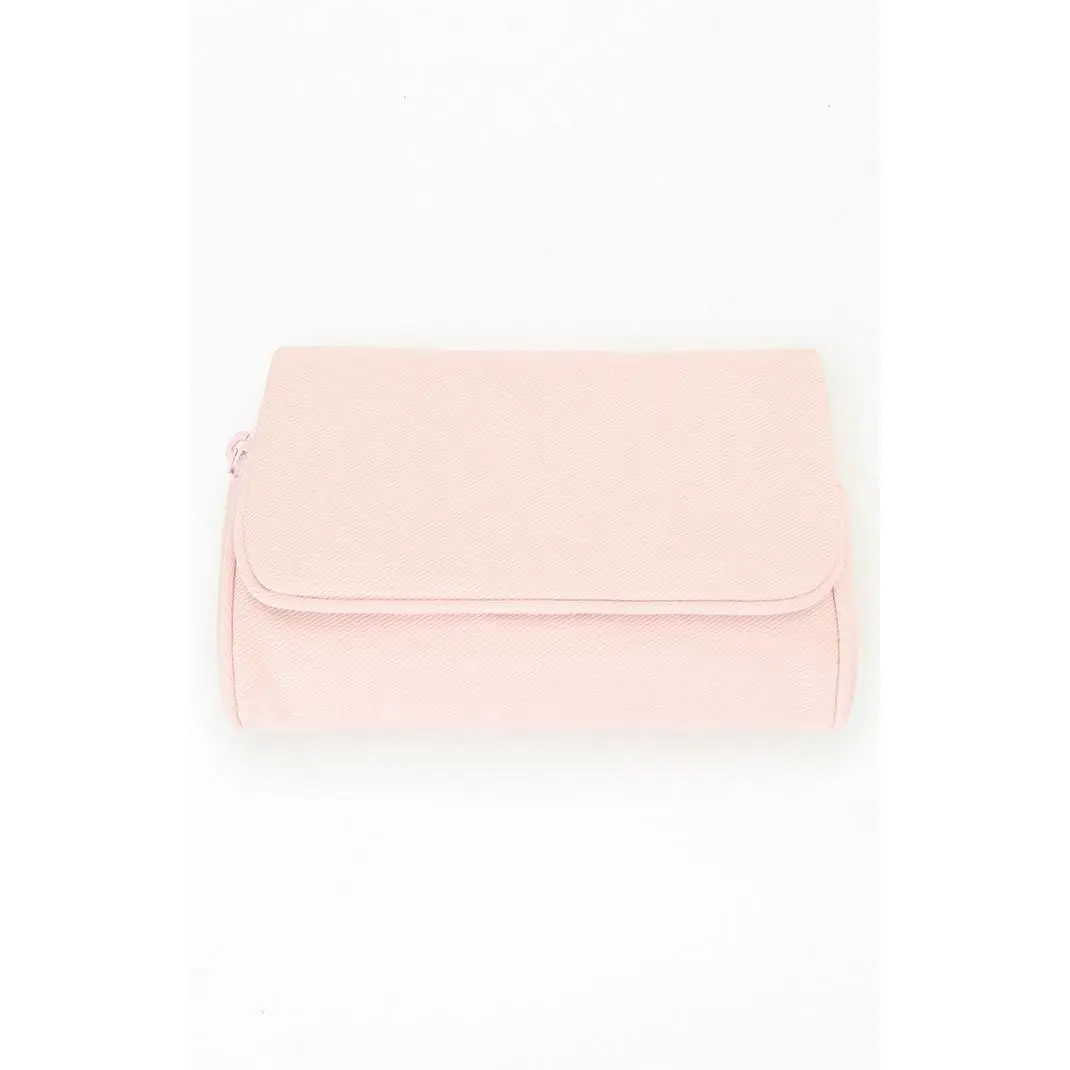 John Galt Women's Pink Makeup Bag John Galt Women's Pink Makeup Bag