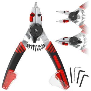 Powerbuilt Combination Switch Internal/External Snap Ring Pliers 941336