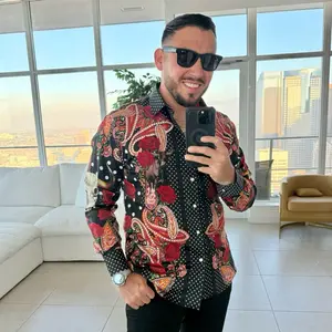 WILD ROSE RHINESTONE LS (SLIMFIT)