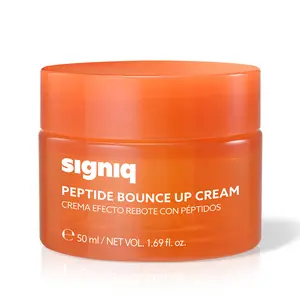 [signiq official] Peptide Bounce Up Cream | Plumping Syrup Formula with 1% Peptide, Hydrating & Firming Face Moisturizer for Dewy and Glow Skin, Korean Skincare (50ml, 1.69 fl.oz.) Visit the signiq Store