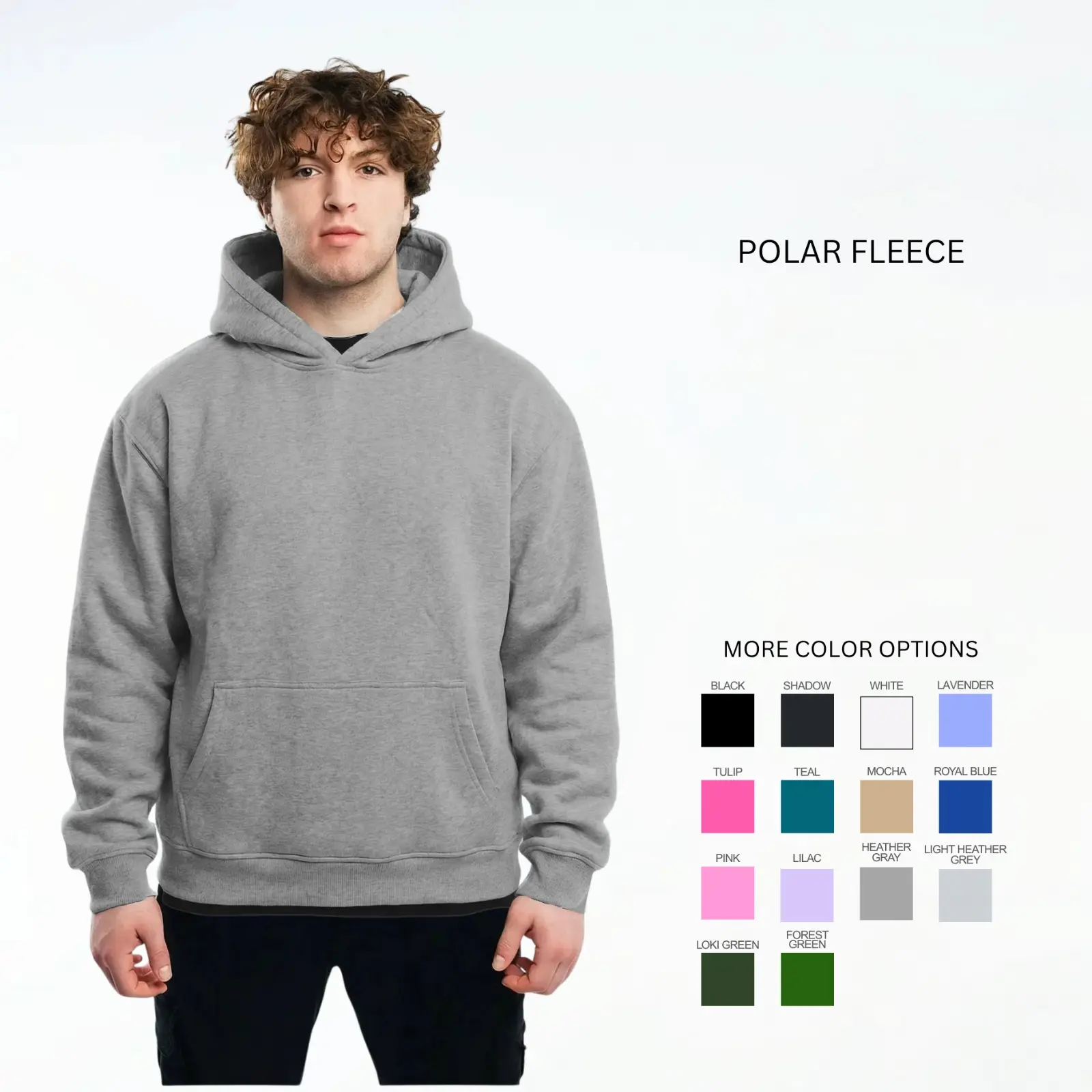 EKKO Blank Hoodie | Polar Fleece 380 GSM | Men's & Women's Hoodie EKKO Blank Hoodie | Polar Fleece 380 GSM | Men's & Women's Hoodie