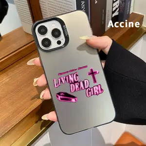 Compatible for iPhone 17 Pro Max 16 Plus 15 14 13 12 11 Air E Phone Case Living Dead Girl Printed Anti-Fall Hard PC Back Protective Cover for Boy