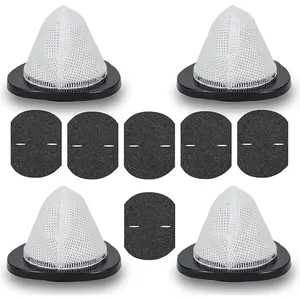 4 Sets of 2030 Vacuum Dust Filters for Bissell Vacuum Cleaners 2030, 2030L, 20303, 20306, 20307, ​​20309, 2030H, 2030V, 2030X, 2030Z (4 Filters + 8 Sponges)