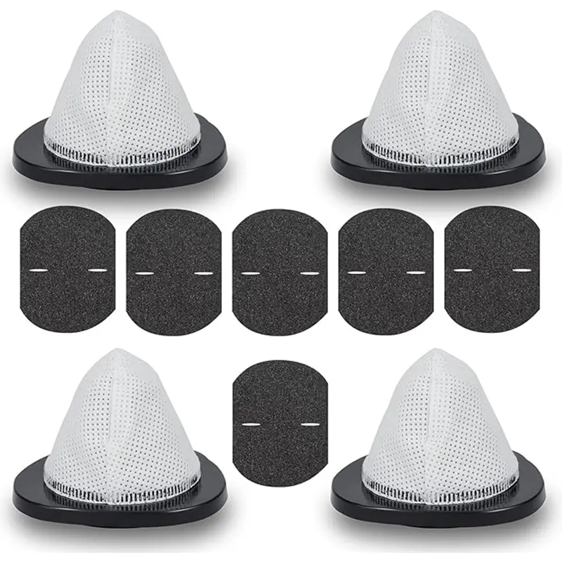 4 Sets of 2030 Vacuum Dust Filters for Bissell Vacuum Cleaners 2030, 2030L, 20303, 20306, 20307, ​​20309, 2030H, 2030V, 2030X, 2030Z (4 Filters + 8 Sponges)