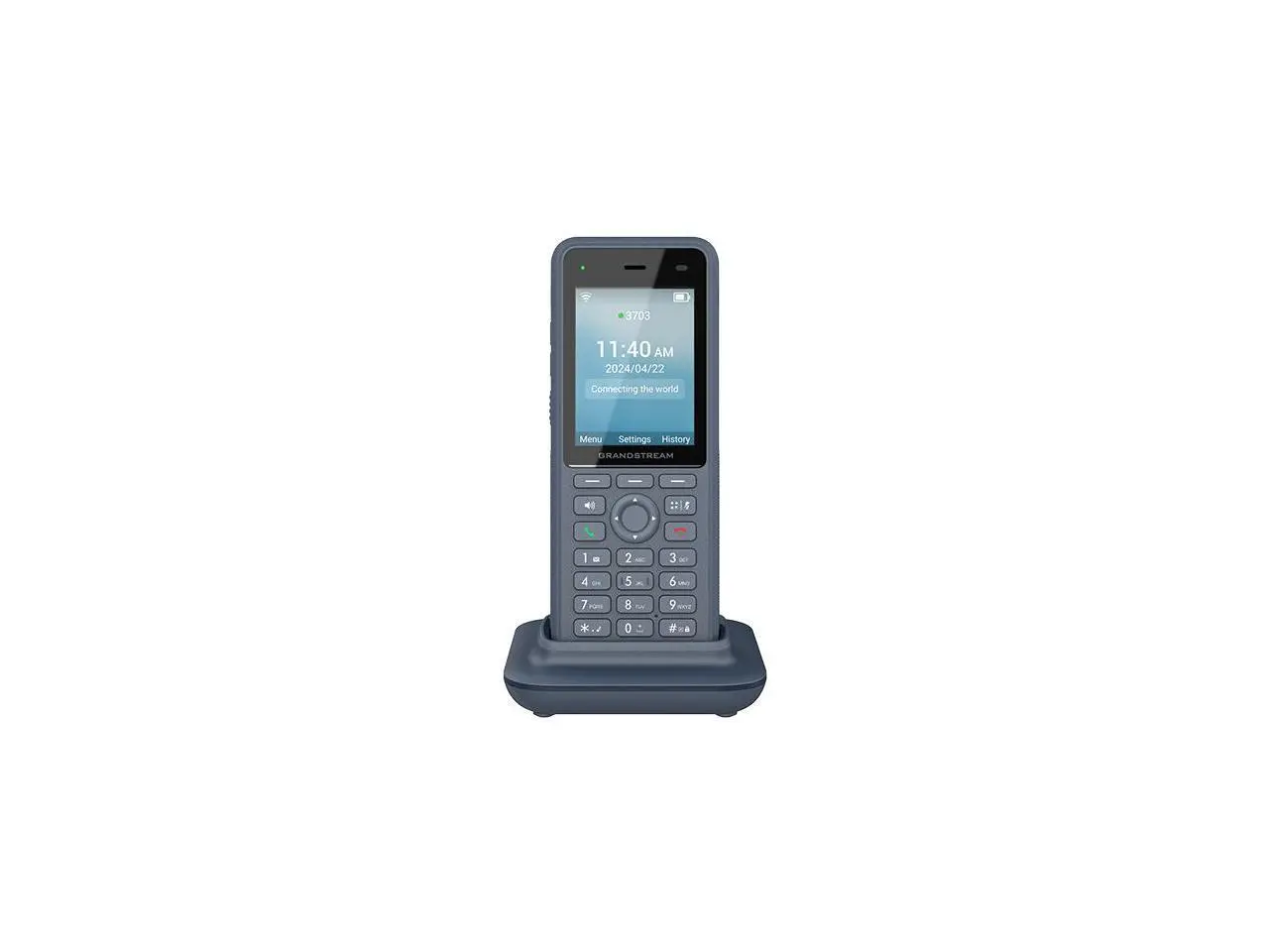 Grandstream WP836 IP Phone - Cordless - Bluetooth, Wi-Fi - 4 Multiple Conferencing - 3x Total Line - IEEE 802.11a/b/g/n/ac/ax/k/v/r