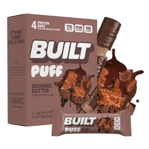 Random Single 4ct Bar Box of BUILT Puff, Random 4ct Bar Box Item, ONLY 4 bars!!!!