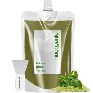 nuorganic Tokyo Glow  - nuorganic Matcha Green Tea Face Clay Mask - Organic Ingredient, Plant-Based - Deep Cleansing, Clearing Acne and Blackheads, Skincare