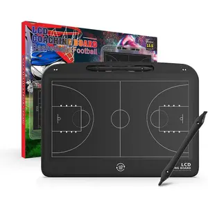 13.5'' Electronic Football Tactical Board, Basketball Coaching LCD Soccer Strategy Board With Stylus Pen, Marker Training Writing Tablet Coach Gifts