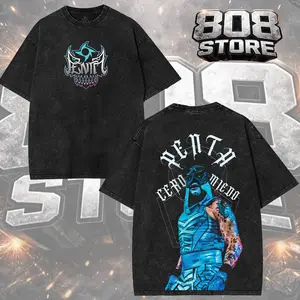 Penta Cero Miedo WASH TEE V5, Wrestling Tee, WWE Tee, Wrestling Gift, Sports Shirt, Workout T-shirt, Men Gifts for Him Gift For Her Menswear Top