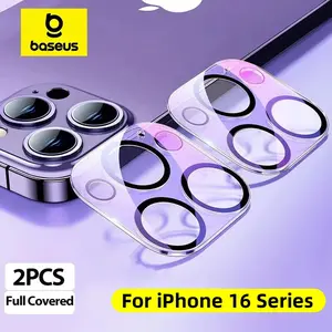 Baseus 2PCS Camera Lens Protector for iPhone 16 Pro Max 16 Plus Lens Tempered Glass For iPhone 16 Pro Max Protection Film