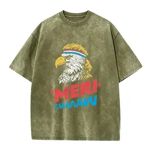 Meri-caaaaaw - Unisex T-Shirt - Funny 4th of July Merica Eagle