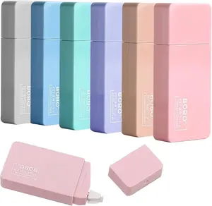 6 Pack Correction Tape Cute White Tape Macaron Color Correction Tape, Easy To Use Applicator for Instant Corrections for Students,Office Workers