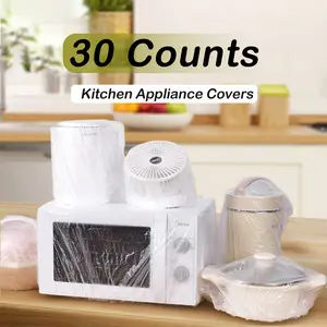 30 Counts Kitchen Appliance Covers, Thickened Disposable Kitchen Appliance Dust Cover, Dust Covers for Small Appliance, Oven, Pressure Cooker, Blender, Toaster, Air Fryer, Large size