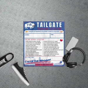716 Tailgate Parking Citation Notepad, Funny Buffalo Football Fan Gift, Western NY Tailgate Parking Notes, Game Day Gag Gift, 5.5x6 Pad
