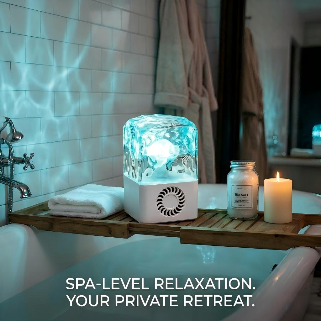 HOGNC Ocean Dream Speaker lamp with 3D Ripple Effects, 9 Color Changing RGB Night Light, 360° Hi-Fi Bluetooth, Portable Wireless Music Player for Bedroom, Home Decor, Party, Gifts. fairy . aurora borealis lamp. Adjustable HOGNC Ocean Dream Speaker lamp with 3D Ripple Effects, 9 Color Changing RGB Night Light, 360° Hi-Fi Bluetooth, Portable Wireless Music Player for Bedroom, Home Decor, Party, Gifts. fairy . aurora borealis lamp. Adjustable