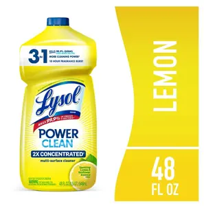 Lysol Power Clean Multi-Surface Cleaner, 2X Concentrated, 48 fl oz