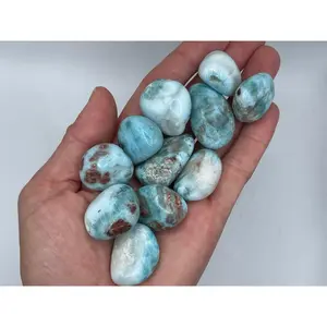 Larimar Tumble || Larimar Stone || Larimar Tumbled Stone || Pick your size