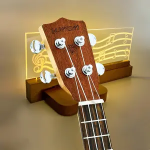 ArtBeek Guitar Stand Wall Mount, Solid Wood Guitar Holder Hanger Shelf with Pick Organizer for Electric Bass Ukulele Gift for Music Guitar Players Guitarist