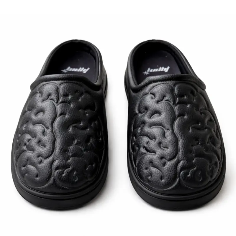 "FYPM Brain" Clogs Embossed Detailing Lightweight Durable Cushioned Sole Versatile Design US Men's Sizing 4-14