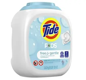Tide HE Laundry Detergent Pods, Free & Gentle Hypoallergenic Formula for Sensitive Skin, 152-Count Bulk Pack (3.63 kg)