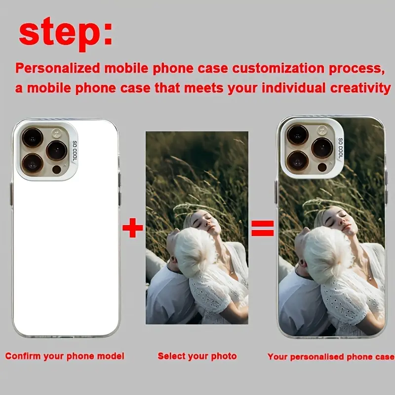 Custom Photo Phone Case – Please Send Image After Purchase.DIY Customized Photo Phone Cases, Suitable for iPhone 17, 16, 15, 14, 13, 12, 11 Pro Max Plus. Soft Phone Cases, Shockproof and Shock-absorbing, Suitable for Girls, Ladies, Men, Friends, Family