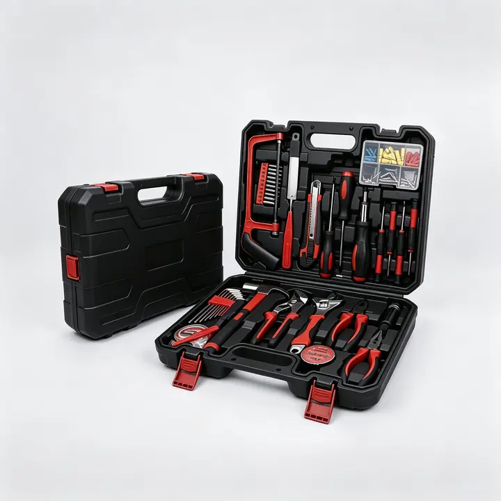109Piece Tool Set General Household Hand Tool Kit Socket Wrench Auto Repair Tool Combination Package Mixed Tool Box with Storage Case